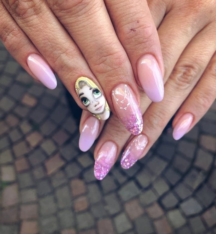 Baby Pink Nails Design