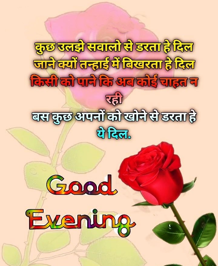 Good Evening Photo Hindi