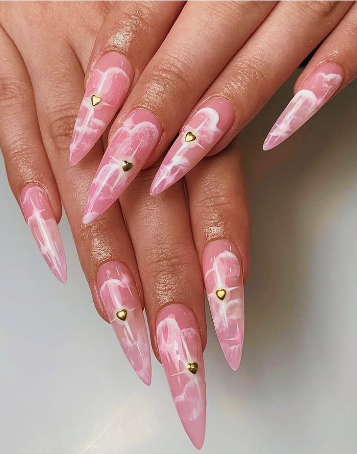 Light Pink Nails Design