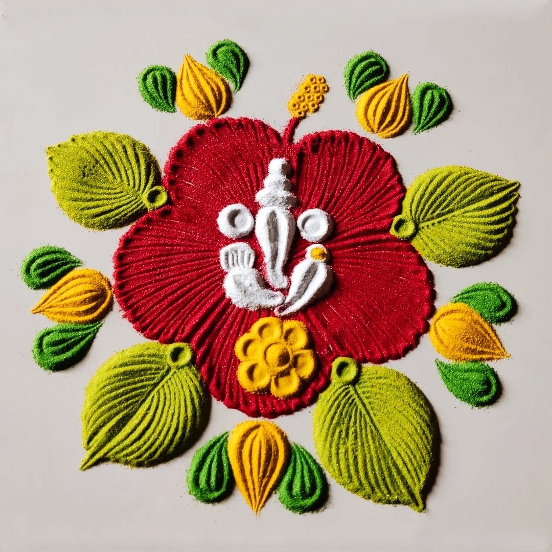 Ganesh Chaturthi Rangoli Images